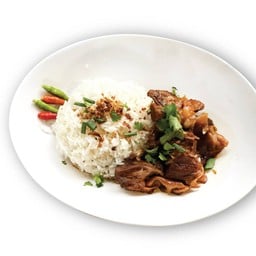 ข้าวแห้งหมูตุ๋น