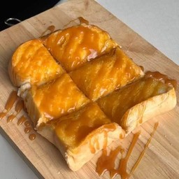 ปังปิ้งเนย+บัตเตอร์คาราเมล 1 ชุด