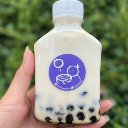 นมสดไข่มุก 1 ขวด  [ไข่มุกทำจากเผือกมันม่วงมันส้ม]