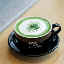 ชาเขียวผสมถั่วแดง ร้อน