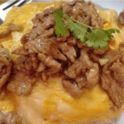 ไข่ข้นไก่กระเทียม