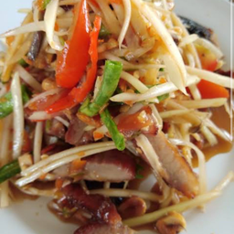 ตำคอหมูย่าง