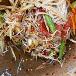 ตำซั่วปู-ปลาร้า