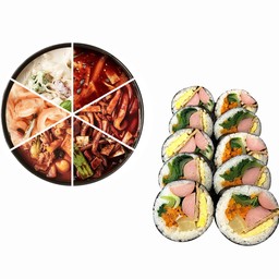 Topokki + Sausage Gimbap