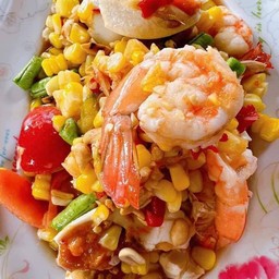 ตำข้าวโพดกุ้งสุก/กุ้งสด (ระบุด้วย)
