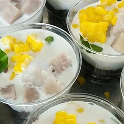 ข้าวเหนียวดำเปียก ข้าวโพด เผือก
