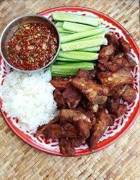 ข้าวซี่โครงหมูย่าง