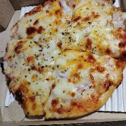 พิซซ่าแป้งสดหน้าไส้กรอกซอสเซจชีสขนาด6นิ้ว