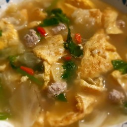 แกงจืดไข่น้ำ(กับข้าว)