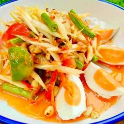 ตำไทยไข่เค็ม