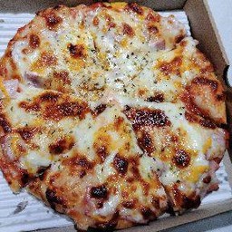 พิซซ่าแป้งสดหน้าเปปเปอร์โรนี่ชีส ขนาด6นิ้ว 4ชิ้น