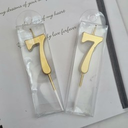 เทียนสีทอง เลข 7