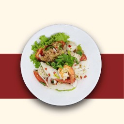 ยำลูกชิ้นรวม