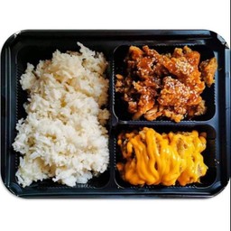 เซ็ตข้าวไก่กรอบซอสเกาหลี+ไก่ราดชีส