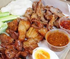 สันคอหมูทอด