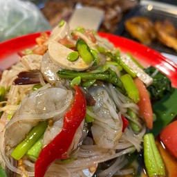 ตำเส้นเล็กกุ้งสด