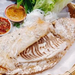 ปลาทับทิมเผาอบโอ่ง