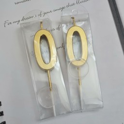 เทียนสีทอง เลข 0