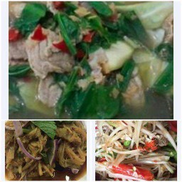 อ่อมหมู+ซุปหน่อไม้ ฟรี ส้มตำ