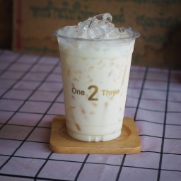 นมสดน้ำผึ้ง (แก้วใหญ่22ออนซ์)
