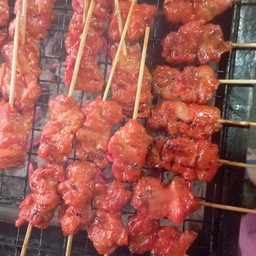 เนิ้อไก่เสียบไม้ทอด10ไม้