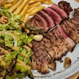 SET13 เซ็ตสเต็กเนื้อสันนอกและสันในโคขุนไทย  Sirlion and Tenderloin Steak