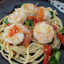 F8. สปาเก็ตตี้ขี้เมากุ้ง