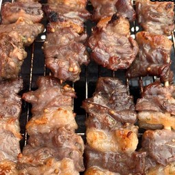 เนื้วากิวอย่าง 1 ไม้wagyu beef 1 stick