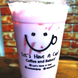 นมเย็นสีชมพู