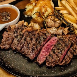 AUS4 สเต๊กเนื้อสตริปลอย  ออสเตรเลีย 250g