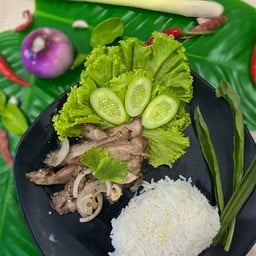 คอหมู ครัวน้องยุ ทับมา