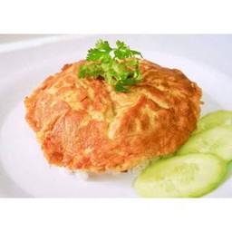 ข้าวไข่เจียวไก่สับจุกๆ