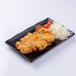 หมูชุบเกล็ดขนมปังทอด
