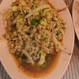 ลาบหมูสุก