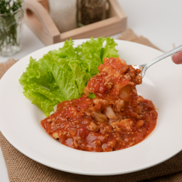 ก๋วยเตี๋ยวหมูสับซอสแดง