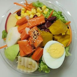 สลัดผักปูอัดล้วน