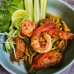 หมี่เหลืองผัดขี้เมา