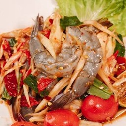 ตำกุ้งสด/สุก