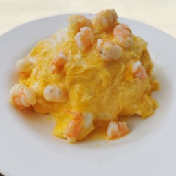 ข้าวไข่ข้นกุ้ง