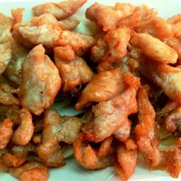 อกไก่ทอดน้ำปลา#กับข้าว#