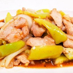 ผัดพริกหยวก#กับข้าว#