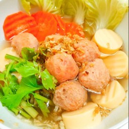 ต้มจืดผักกาดเต้าหู้หมูเด้ง