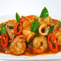 ผัดพริกเผา#กับข้าว#