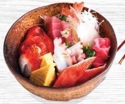 ข้าวหน้าปลาดิบรวมมิตร