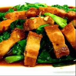 ผัดคะน้า#กับข้าว#