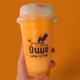 ส้มผสมมะนาว ปั่น