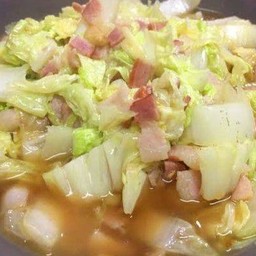 ผัดผักกาดขาว#กับข้าว#