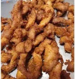 หมูกระเที่ยมพริกไทย    ราดข้าว