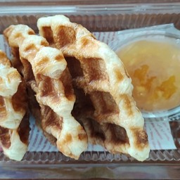 ครอฟเฟิล 3 ชิ้น & ดิปแยมส้ม