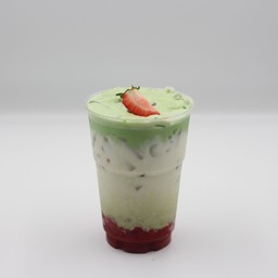 สตรอว์เบอร์รี่มัทฉะ (เย็น)